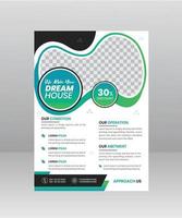 Build Dream House Flyer template for construction Company vector