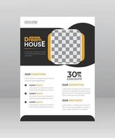 Build Dream House Flyer template for construction Company vector