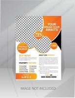 Modern Home Sale Flyer template vector