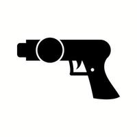 Unique Space Gun Vector Glyph Icon