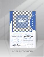 Modern Home Sale Flyer template vector