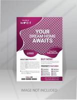 Modern Home Sale Flyer template vector