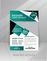 Modern Home Sale Flyer template vector