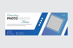 Social Media Cover and Email signature template vector