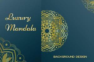 Luxury Mandala Background Ornament beautiful template vector