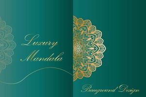 Luxury Mandala Background Ornament beautiful template vector