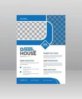 Build Dream House Flyer template for construction Company vector