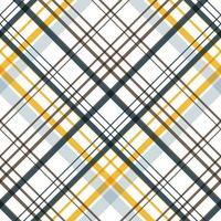 plaid patterns seamless textile is woven in a simple twill, two over two under the warp, advancing one thread at each pass. vector