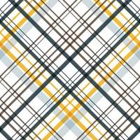 plaid patterns seamless textile is woven in a simple twill, two over two under the warp, advancing one thread at each pass. vector