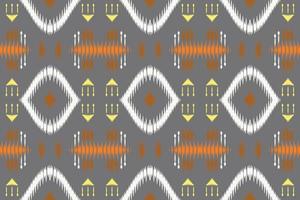 batiktextile ikat fondo de patrones sin fisuras diseño vectorial digital para imprimir saree kurti borneo borde de tela símbolos de pincel muestras de algodón vector