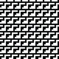 Modern geometric background. Abstract Vector seamless pattern. Modern stylish abstract texture. Repeating geometric braided lines from rectangular tiles.