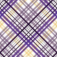 plaid designs seamless textile is woven in a simple twill, two over two under the warp, advancing one thread at each pass. vector