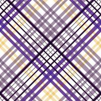 plaid designs seamless textile is woven in a simple twill, two over two under the warp, advancing one thread at each pass. vector