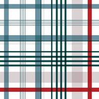 check plaid pattern seamless textile is woven in a simple twill, two over two under the warp, advancing one thread at each pass. vector
