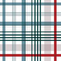 check plaid pattern seamless textile is woven in a simple twill, two over two under the warp, advancing one thread at each pass. vector