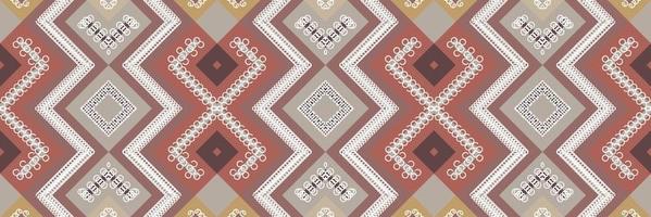 étnico azteca ikat patrón sin costuras textil ikat damasco patrón sin costuras diseño de vector digital para imprimir sari kurti tela de borneo azteca cepillo símbolos muestras diseñador