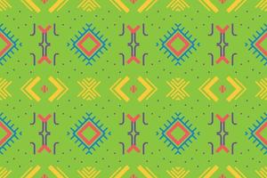 fondo de patrón étnico. alfombras estampadas tradicionales es un patrón creado mediante la combinación de formas geométricas. diseño para imprimir. utilizando en la industria de la moda. vector