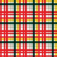 patrón a cuadros textil sin costuras los bloques de color resultantes se repiten vertical y horizontalmente en un patrón distintivo de cuadrados y líneas conocido como sett. el tartán a menudo se llama plaid vector