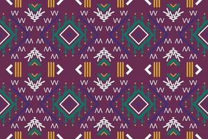 étnico azteca ikat patrón sin costuras textil ikat imprime patrón sin costuras diseño de vector digital para imprimir saree kurti borneo tela azteca pincel símbolos muestras elegante