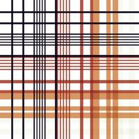check plaid pattern fabric design texture is made with alternating bands of coloured pre dyed threads woven as both warp and weft at right angles to each other. vector