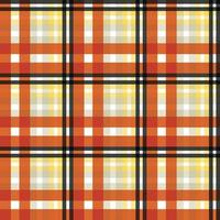 El tartán es una tela estampada que consta de bandas entrecruzadas, horizontales y verticales en múltiples colores. los tartanes se consideran un icono cultural de Escocia. vector