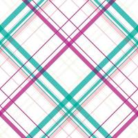 check pattern seamless textile is made with alternating bands of coloured pre dyed threads woven as both warp and weft at right angles to each other. vector
