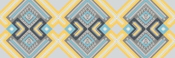 Pattern simple ethnic design in the Philippines. traditional patterned carpets It is a pattern created by combining geometric shapes. Design for print. Using in the fashion industry. vector