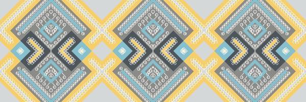 Pattern simple ethnic design in the Philippines. traditional patterned carpets It is a pattern created by combining geometric shapes. Design for print. Using in the fashion industry. vector