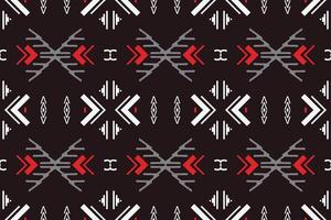 Ethnic pattern vector. Traditional ethnic pattern design It is a pattern created by combining geometric shapes. Design for print. Using in the fashion industry. vector