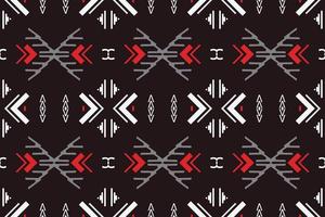 Ethnic pattern vector. Traditional ethnic pattern design It is a pattern created by combining geometric shapes. Design for print. Using in the fashion industry. vector