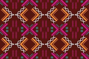 Ethnic pattern vector. traditional patterned wallpaper It is a pattern created by combining geometric shapes. Design for print. Using in the fashion industry. vector