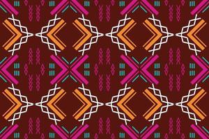 Ethnic pattern vector. traditional patterned wallpaper It is a pattern created by combining geometric shapes. Design for print. Using in the fashion industry. vector