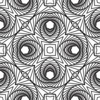 Abstract Pattern of Wavy Stripes or Rippled 3D Relief, on a white background. Geometric shapes from the black lines. vector