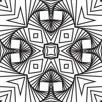 Seamless 3D Stripe Pattern Vector Twisted Curved Stripe Modern Trendy Illustration of black white background. pattern,