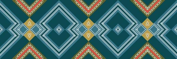 Ethnic pattern design of the Philippines. traditional patterned wallpaper It is a pattern created by combining geometric shapes. Design for print. Using in the fashion industry. vector