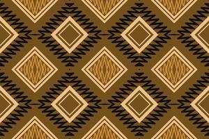 Ethnic Pattern vector. Ikat Seamless embroidery, Geometric ethnic pattern traditional Design It is a pattern created by combining geometric shapes. Design for print. Using in the fashion industry. vector