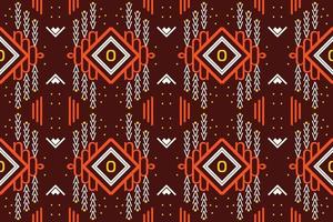 Ethnic Aztec Ikat Seamless Pattern Textile Motif ikat seamless pattern digital vector design for Print saree Kurti Borneo Fabric Aztec brush symbols swatches designer