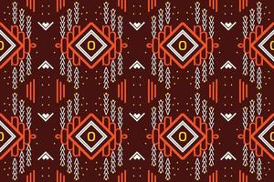 Ethnic Aztec Ikat Seamless Pattern Textile Motif ikat seamless pattern digital vector design for Print saree Kurti Borneo Fabric Aztec brush symbols swatches designer