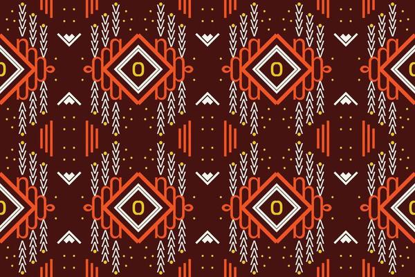 Ethnic Aztec Ikat Seamless Pattern Textile Motif ikat seamless pattern digital vector design for Print saree Kurti Borneo Fabric Aztec brush symbols swatches designer