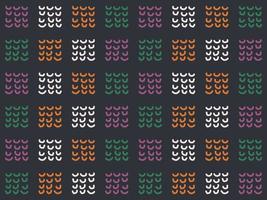 Freehand Doted Pattern fabric Seamless Pattern Design Ethnic Aztec fabric carpet ornament native boho chevron textile. vector