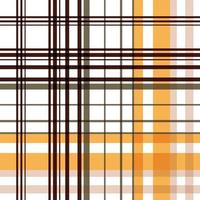 check plaid pattern design texture is made with alternating bands of coloured pre dyed threads woven as both warp and weft at right angles to each other. vector