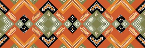 ikat patrón sin costuras textura ikat batik textil patrón sin costuras diseño de vector digital para imprimir sari kurti borde de tela símbolos de pincel muestras de algodón