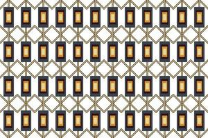 Stylish Modern geometry shapes seamless pattern It consists of a polyhedron such as a circle square triangle Used in the textile industry, fabric pattern, paper, wallpaper, book cover vector