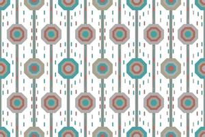Style Modern geometrical shapes vector seamless pattern It consists of a polyhedron such as a circle square triangle Used in the textile industry, fabric pattern, paper, wallpaper, book cover