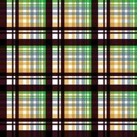buffalo plaid pattern design textile is made with alternating bands of coloured pre-dyed threads woven as both warp and weft at right angles to each other. vector
