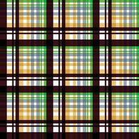 buffalo plaid pattern design textile is made with alternating bands of coloured pre-dyed threads woven as both warp and weft at right angles to each other. vector