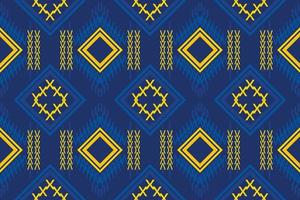 Ethnic Aztec Ikat Seamless Pattern Textile ikat triangle seamless pattern digital vector design for Print saree Kurti Borneo Fabric Aztec brush symbols swatches cotton