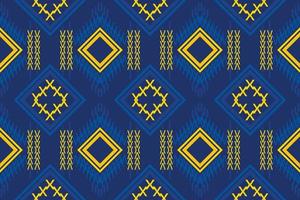 étnico azteca ikat patrón sin costuras textil ikat triángulo patrón sin costuras diseño de vector digital para imprimir saree kurti borneo tela azteca cepillo símbolos muestras algodón