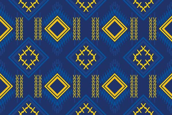 Ethnic Aztec Ikat Seamless Pattern Textile ikat triangle seamless pattern digital vector design for Print saree Kurti Borneo Fabric Aztec brush symbols swatches cotton