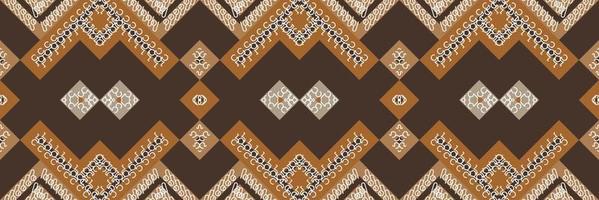 étnico azteca ikat patrón sin costuras motivo textil ikat patrón sin costuras diseño de vector digital para imprimir saree kurti borneo tela azteca cepillo símbolos muestras diseñador